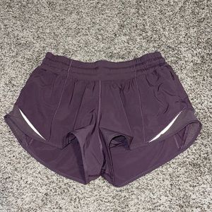 Purple Hotty Hot 2.5” Lululemon Shorts